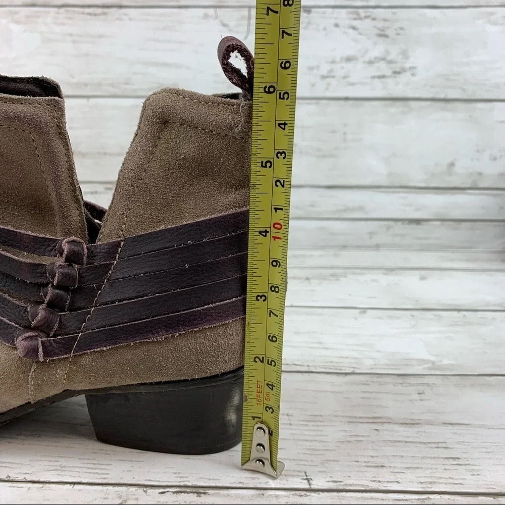Diba Skiler Dust Brown Suede Leather Ankle Boots - Picture 13 of 13